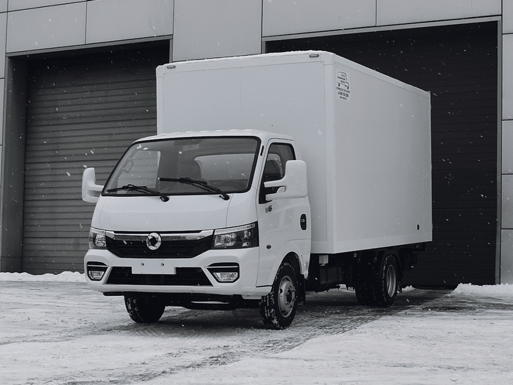 Изотермический фургон на шасси Junfeng Q35